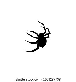 vector spider, black spider image with a simple concept.