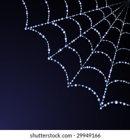 vector spider web illustration