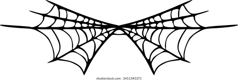 Vector spider web - symmetrical