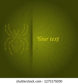 Vector spiders pattern