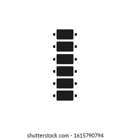 vector spine bones anatomy icon