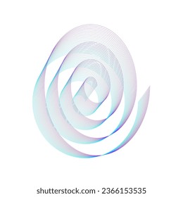 vector spiral blend effect to complete the background design