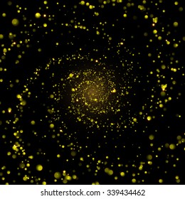 Torbellino cínico vectorial. Giro de la fuerza en el espacio.