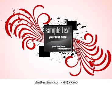 Vector spiral design; clip-art