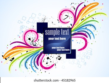 Vector spiral design; clip-art