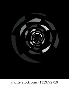 vector spiral graphic design