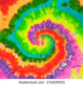 Vector spiral pattern. Contemporary art. Trendy tie dye pattern. Summer pattern for wallpaper. Bright colorful colors. Fragment of artwork. Spots of oil paint.