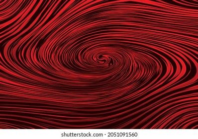 Borde rayado de espiral vectorial. Patrón abstracto