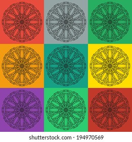 Vector spirographs set