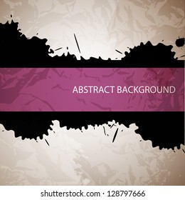 Vector splash abstract background