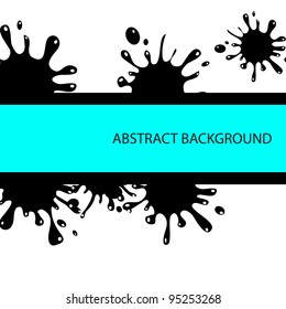 Vector splash abstract background