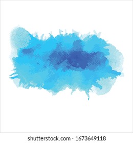 Fondo abstracto de color azul de salpicadura vectorial.