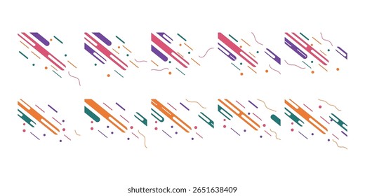 Vector Splash Corner Border Collection