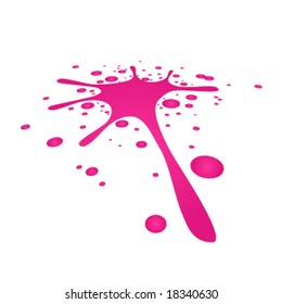 Vector splash design