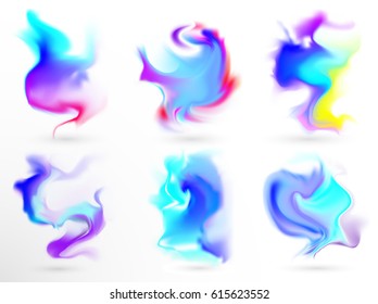 Vector splash of paint. Abstract background