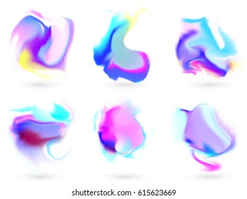 Vector splash of paint. Abstract background