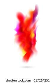 Vector splash of paint. Abstract background