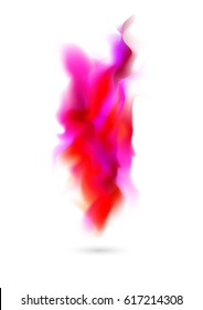 Vector splash of paint. Abstract background