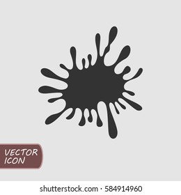 Vector splash spot icon