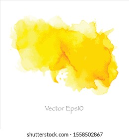 Vector splash watercolor background on paper.