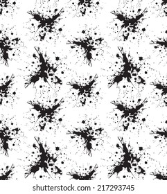 Vector splashes. Vector pattern. 