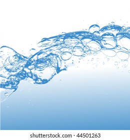 vector splashing water