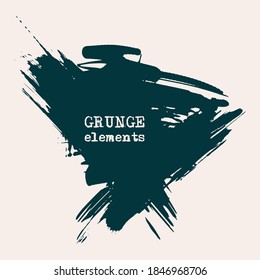 vector splats splashes and blobs of blue green ink paint in different shapes drips isolated on white