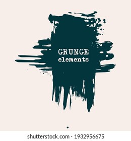 vector splats splashes and blobs of blue green ink paint in different shapes drips isolated on white