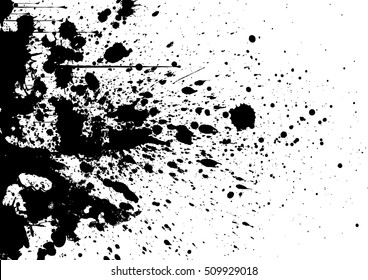 vector Splatter Background black color. illustration vector design
