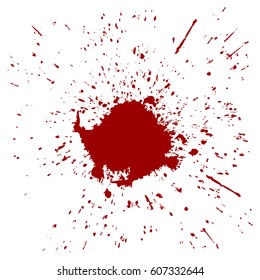 Vector Splatter Red Color Backgroundillustration Vector Stock Vector ...