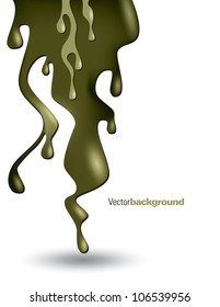 Vector Splattered Ink Concept Design. Eps10 Format.
