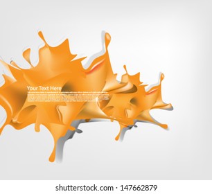 Vector Splattered Ink Concept Design