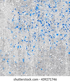 Vector splatters on a gray background, texture dirty background
