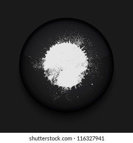 Vector splotch icon. Eps10. Easy to edit