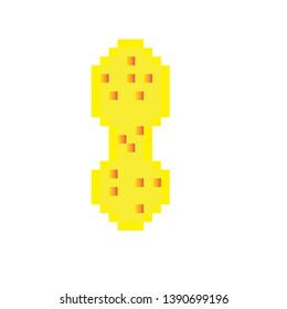 vector sponge pixel art color