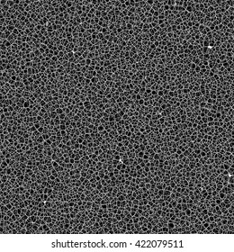 Vector spongy black and white background
