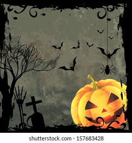 vector spooky halloween night design art