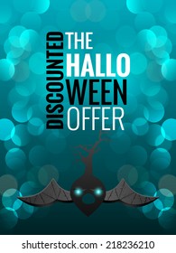 Vector Spooky and horror background for Halloween festival can be used for print and publishing.