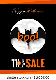 Vector Spooky and horror background for Halloween festival can be used for print and publishing.