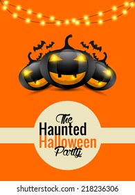 Vector Spooky and horror background for Halloween festival can be used for print and publishing.
