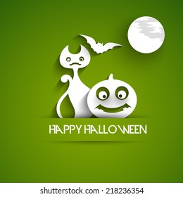 Vector Spooky and horror background for Halloween festival can be used for print and publishing.