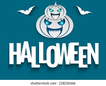 Vector Spooky and horror background for Halloween festival can be used for print and publishing.