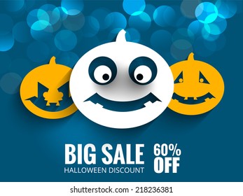 Vector Spooky and horror background for Halloween festival can be used for print and publishing.