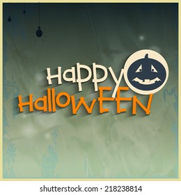 Vector spooky and horror background for Halloween.