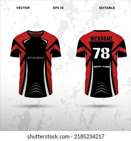 Vector sport apparel designs template for esport team