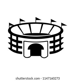 Vector sport arena icon.