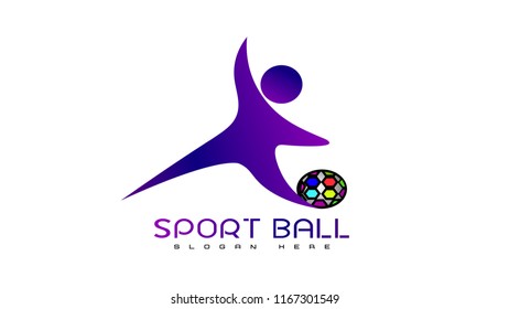 Vector Sport Ball Logo Design