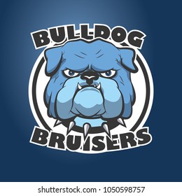 Vector Sport Bulldog Logo 