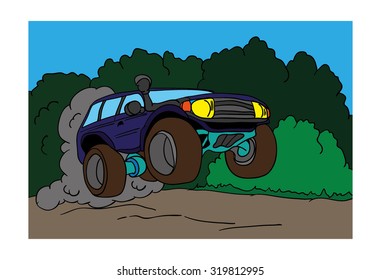 vector - coche deportivo - aislado en segundo plano