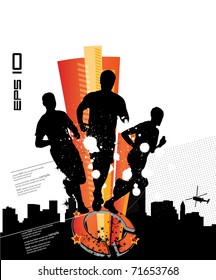 Vector of sport event